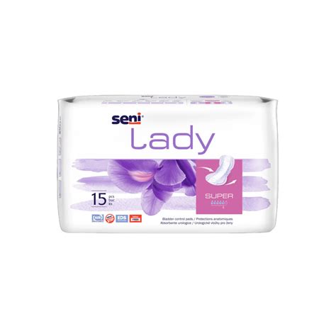 Seni Lady Bladder Control Pads for Women - Super (15 Pads) - Cureka ...