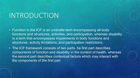 Image result for ICF Body Structure and Function