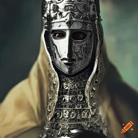 King Baldwin IV from Kingdom of Heaven playing chess on Craiyon