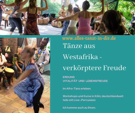 Afro-Tanz Workshop mit Live-Musik 31.08.2024 in Köln, Quartier am Hafen ...
