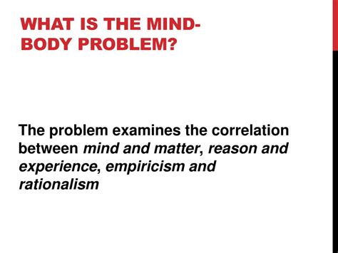 Image result for The Mind Body Problem Explained