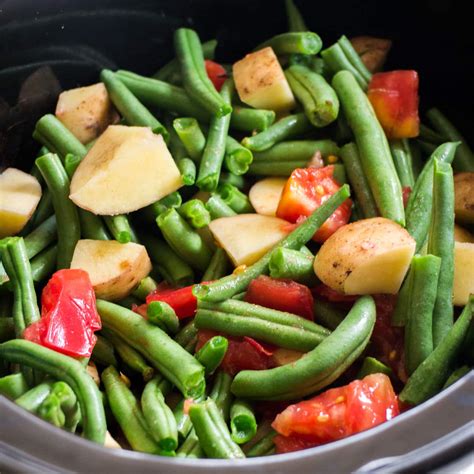 Slow Cooker Green Beans Recipe