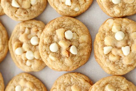 White Chocolate Macadamia Nut Cookies Eggless at Alexis Dawkins blog