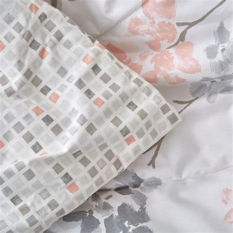 Buy Oxford Rosette Cotton Printed Reversible Double Comforter from Home ...