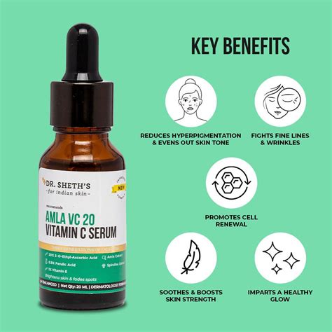 Foxy.in : Buy Dr Sheth's Amla VC20 Vitamin C Serum (20ml) online in ...
