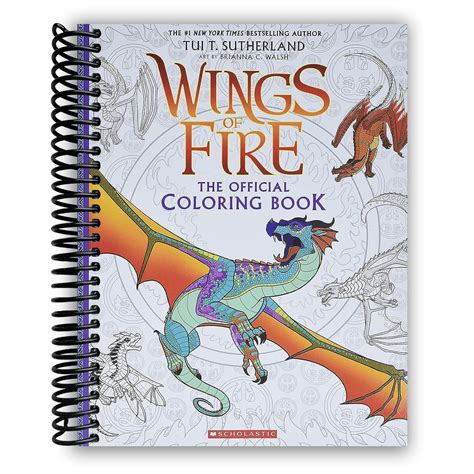 Wings of Fire: Official Wings of Fire Coloring Book, (Spiral-Bound ...
