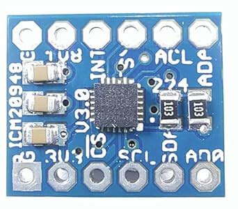 ICM-20948 9-Axis 16-Bit Gyro, Accelerometer, Magnetometer Sensor Module ...