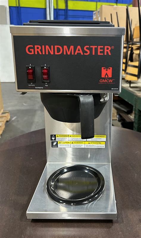 GRINDMASTER CPO-2P-15A 0002-20001 POUROVER COFFEE BREWER WITH TWO ...