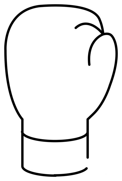 Boxing Glove Emoji coloring page - ColouringPages