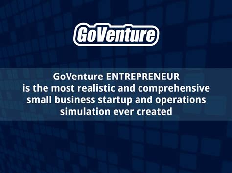 GoVenture Entrepreneur Demo for Instructors | Perpetual License on Vimeo
