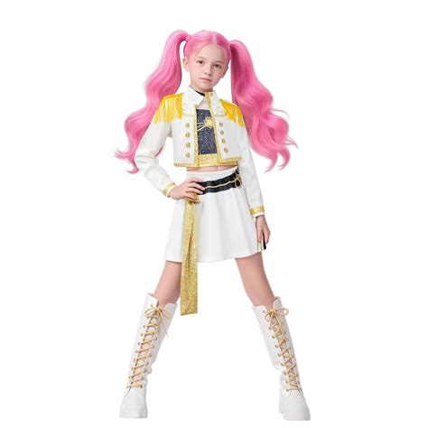 ZTACE KP0p Demon Costume Hunters - Huntrix Mira Zoey Rumi White Outfit ...