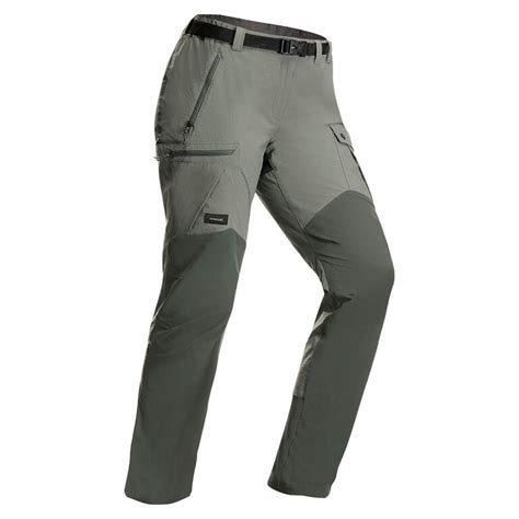 Buy Women Mountain Trekking Resistant Khaki Trousers MT 500 V2 Online ...