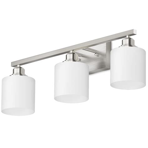 Sailstar Bathroom Light Fixtures, Vanity Lights Brushed Nickel 3 Lights ...