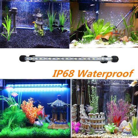 Buy COVOART LED Aquarium Light, 15 inches Fish Tank Light RGB Color ...