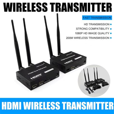 FZFLZDH 200m Wireless HDMI Extender Transmitter and Receiver India | Ubuy
