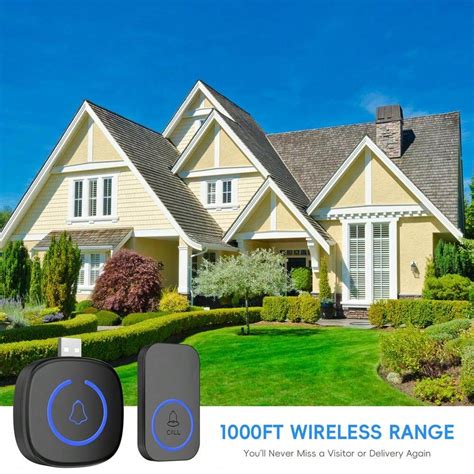 EMASTIFF Campanello intelligente senza fili, impermeabile, USB ...