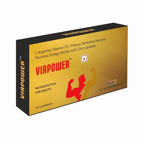 Buy Vir Power Capsules for Men pack of 1 strip (15 capsules) Online at ...