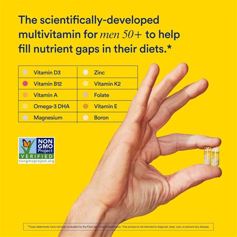 Buy Ritual Multivitamin for Men 50 and Over with Omega-3 DHA & K2 ...