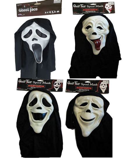 Official Licensed Scream Scary Movie Masks Halloween Fancy Dress | eBay