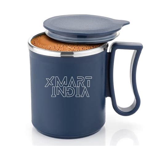Buy XMART INDIA Coffee Mug Vaccum Insulated Cup Comes with Styling Lid ...