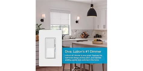 Lutron Diva Smart Dimmer Switch