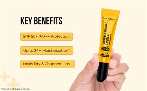 Buy Dr. Sheth's Ceramide & Vitamin C Lip Balm | Heals Dry & Chapped ...