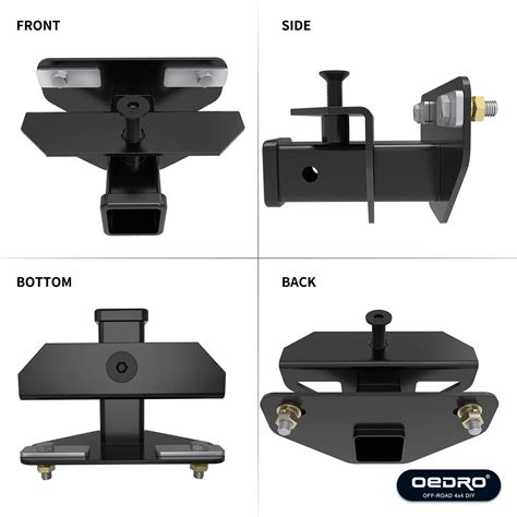 Buy OEDRO 2" Rear Trailer Hitch Receiver Class 3 Towing Hitch & Cover ...