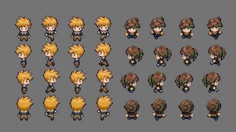 Sprite Animation Pixel Size Chart 的图像结果