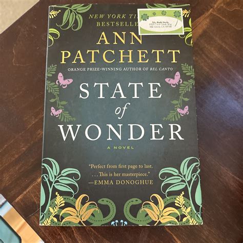 State of Wonder : A Novel by Ann Patchett (2023, Trade Paperback ...