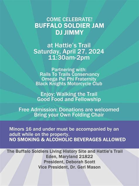 Buffalo Soldier Jam, 4013 South Upper Ferry Road, Eden, MD, United ...