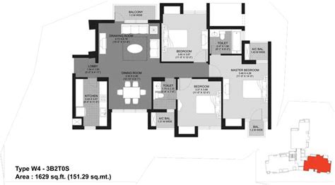Unitech Fresco Floor Plans | Sector 50, Gurgaon