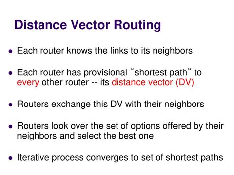Distance Vector Route 的图像结果