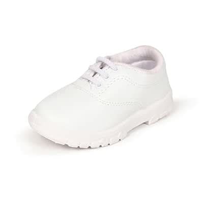 Action Boy's White Non-Marking Formal School Shoes (A-7-WHT-7C ...