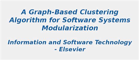 Trending Research Topic in a graph-based clustering algorithm for ...