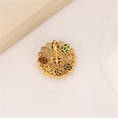 Gold Plated Navaratna Jewellery Online | 92.5 Gold Plated Silver ...