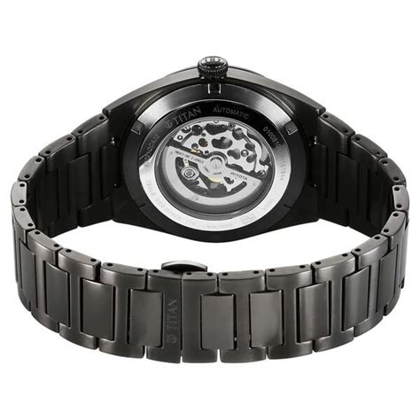 Buy Online Titan Nexus Skeletal Automatic Analog with Gun Dial Gun ...