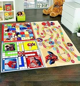 Buy MUREN® Jumbo 3 in 1 Ludo, Snake & Ladder Big Size Reversible Kids ...