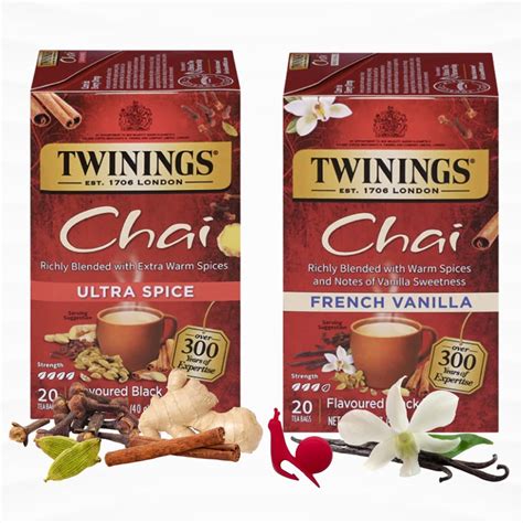 Amazon.com : Twinings French Vanilla Chai Black Tea Individually ...