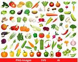 Vegetables Clipart Veggie Clipart Vegetable Clipart Food - Etsy