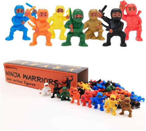 Amazon.com: Mini Ninja Action Figures Gift Set - 36pcs Party Supplies ...