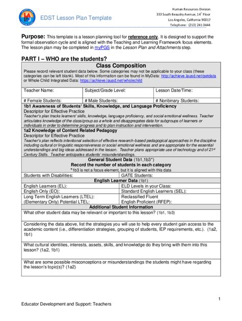 Fillable Online How to Create Lesson plans in Simple Steps? (Free ...