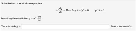 Image result for First Order Initial Value Problem