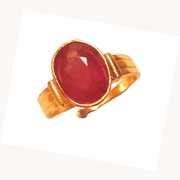 RS JEWELLERS RS JEWELLERS Gemstones 6.13 Ratti Natural Certified RUBY ...