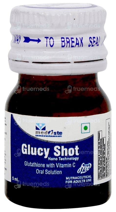 Glucy Shot Oral Solution 5 Ml - Uses, Side Effects, Dosage, Price ...