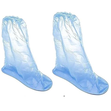 Disposable Waterproof Plastic Shoes Cover | Outdoor Rain Shoe Covers ...