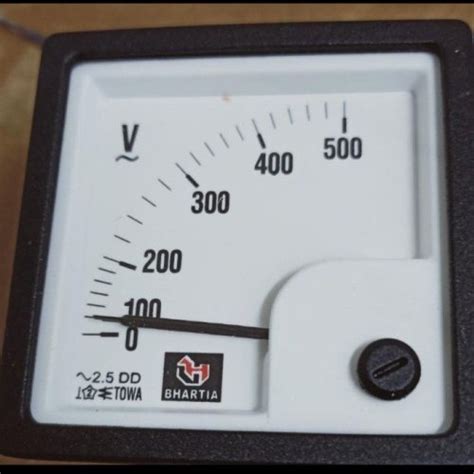 Bhartia 0500v Analog Ac Voltmeter Exporter from Bangalore