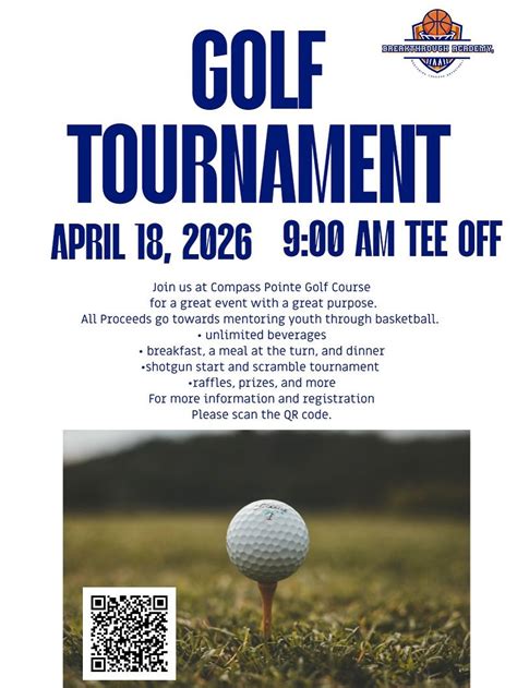 Breakthrough Academy’s Charity Tournament, Compass Pointe Golf Courses ...