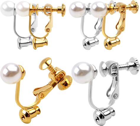 Earring Clip On Converter Jewelry Making Accessories | Clip Earring ...