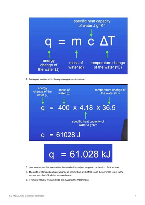 Simply explained: A Level Chemistry: Enthalpy Change Calculations ...