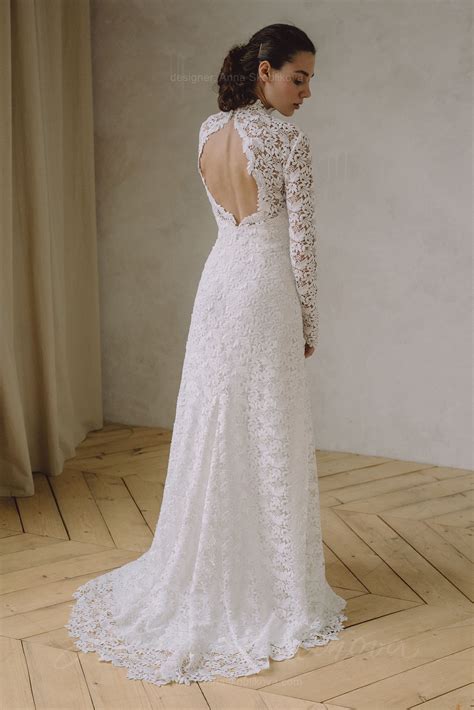 Vintage Backless Lace Wedding Dresses